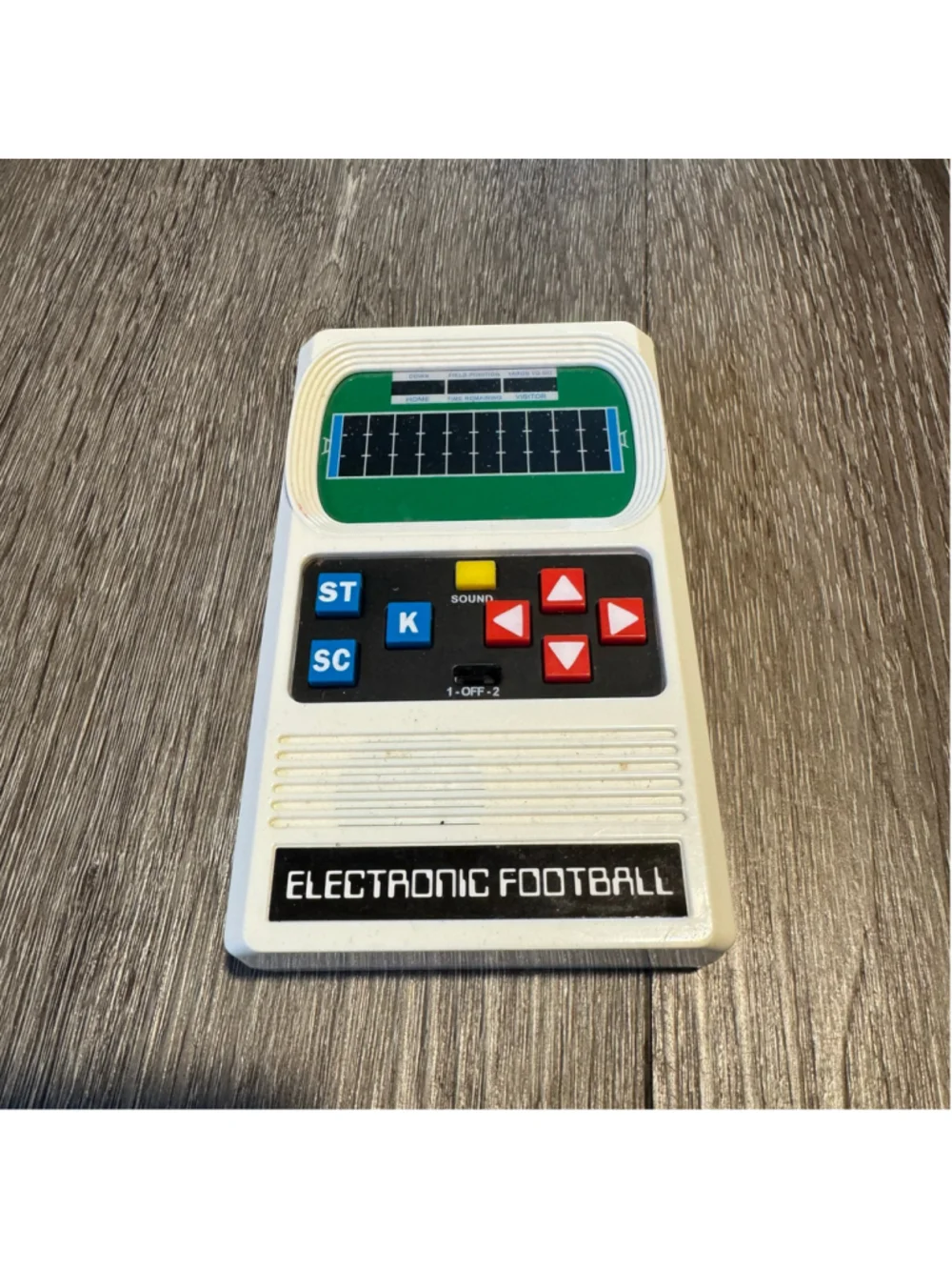 Vtg 1977 Mattel Electronic Football Handheld Game